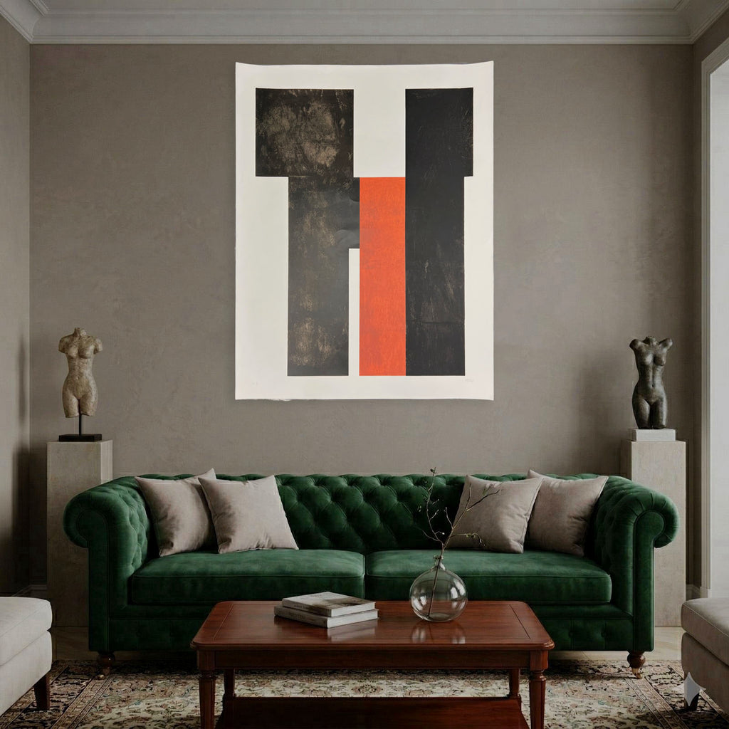 Adolfo Estrada "Sin Titulo" P.T. Limited Signed Wall Art Print, 150 x 117 cm
