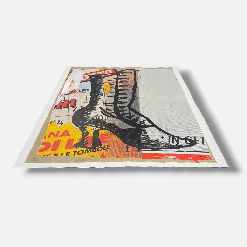 Mimmo Rotella "Lotto" 2002, Limited Signed Fine Wall Art | 106 x 76 cm
