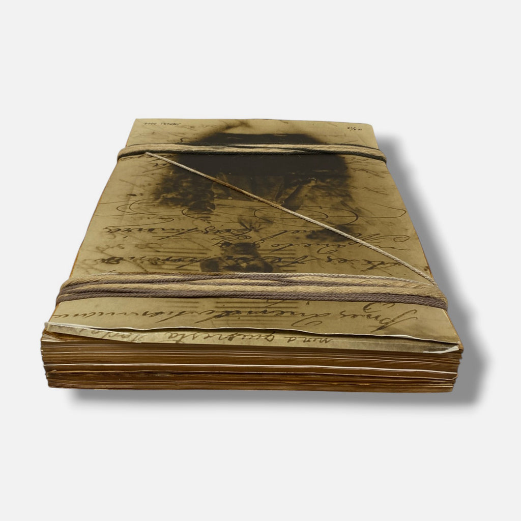 José Manuel Fors "Atados de memoria "A" 2004 Book Collage Fine Art