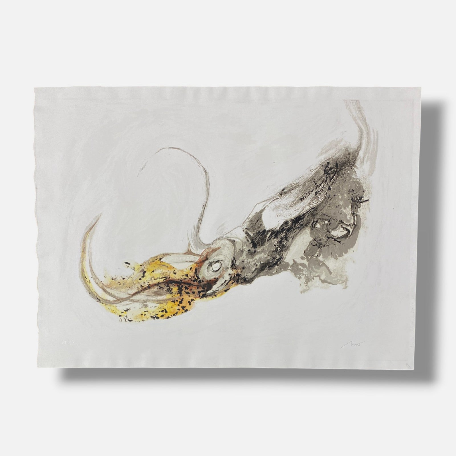 Luis Moro "Elemento Liquidio" 2003 P.T. Limited Signed Wall Art Print |100x73 cm