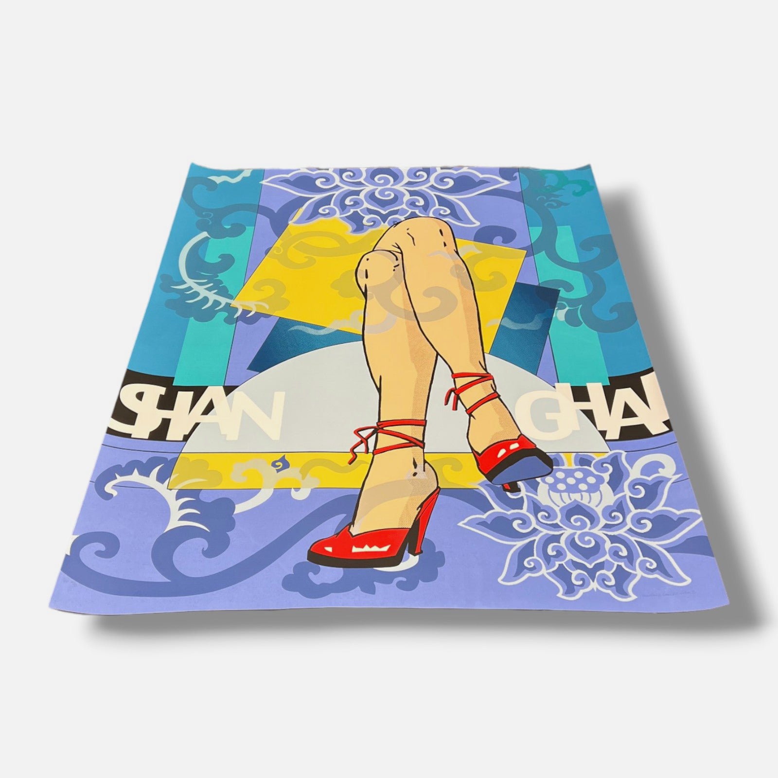 Mª Luisa Sanz García Muro "Shangai" EU Limited Signed Wall Art Print, 139x110 cm