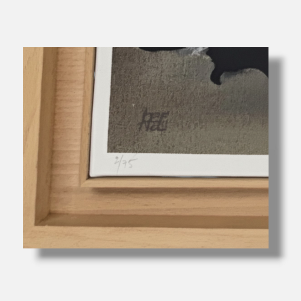 Darío Villalba "Sin Titulo" Framed Limited Signed Fine Wall Art | 106 x 76 cm