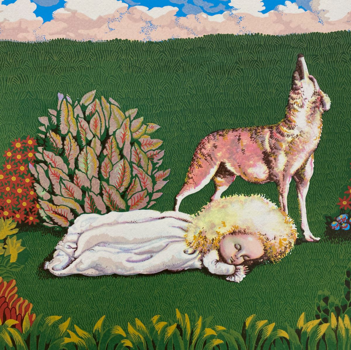 Isabel Villar "Niña con Lobo" Fine Art Print | 34 x 24 cm