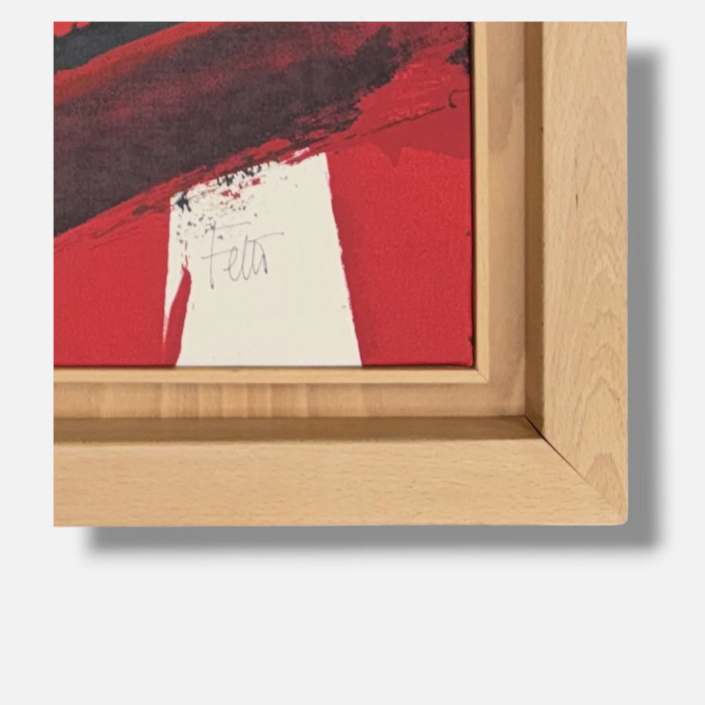 Luis Feito López "Noviembre II" 1998 Limited Signed Framed Fine Wall Art