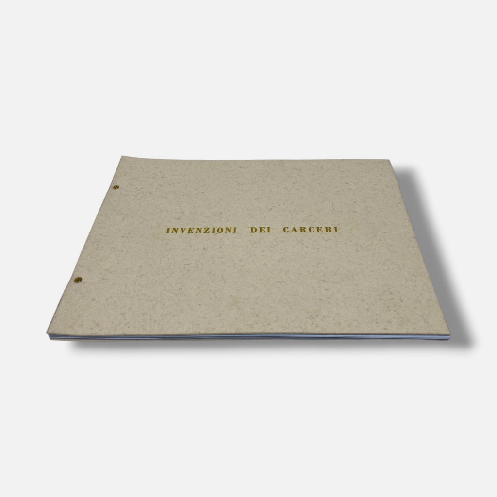 José Antonio Pérez de Vargas y Saldaña "Invenzioni Dei Carceri" Fine Art Book