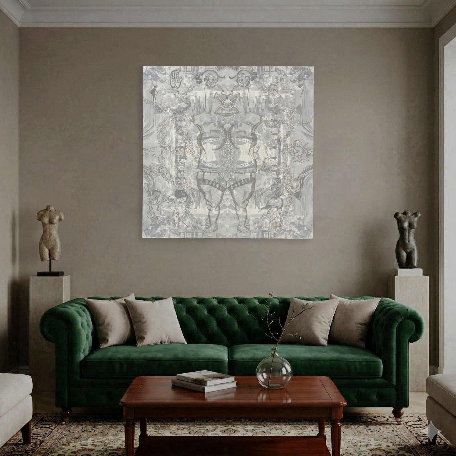 Francisco González Jiménez "Las Tentaciones III" H.C. Limited Signed Wall Art