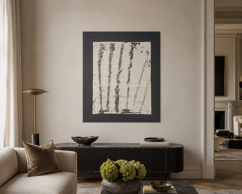 Ángeles San José Moya "Haiku 6 Lineas" 2004 /60 Signed Limited Wall Art, 73Lx62W