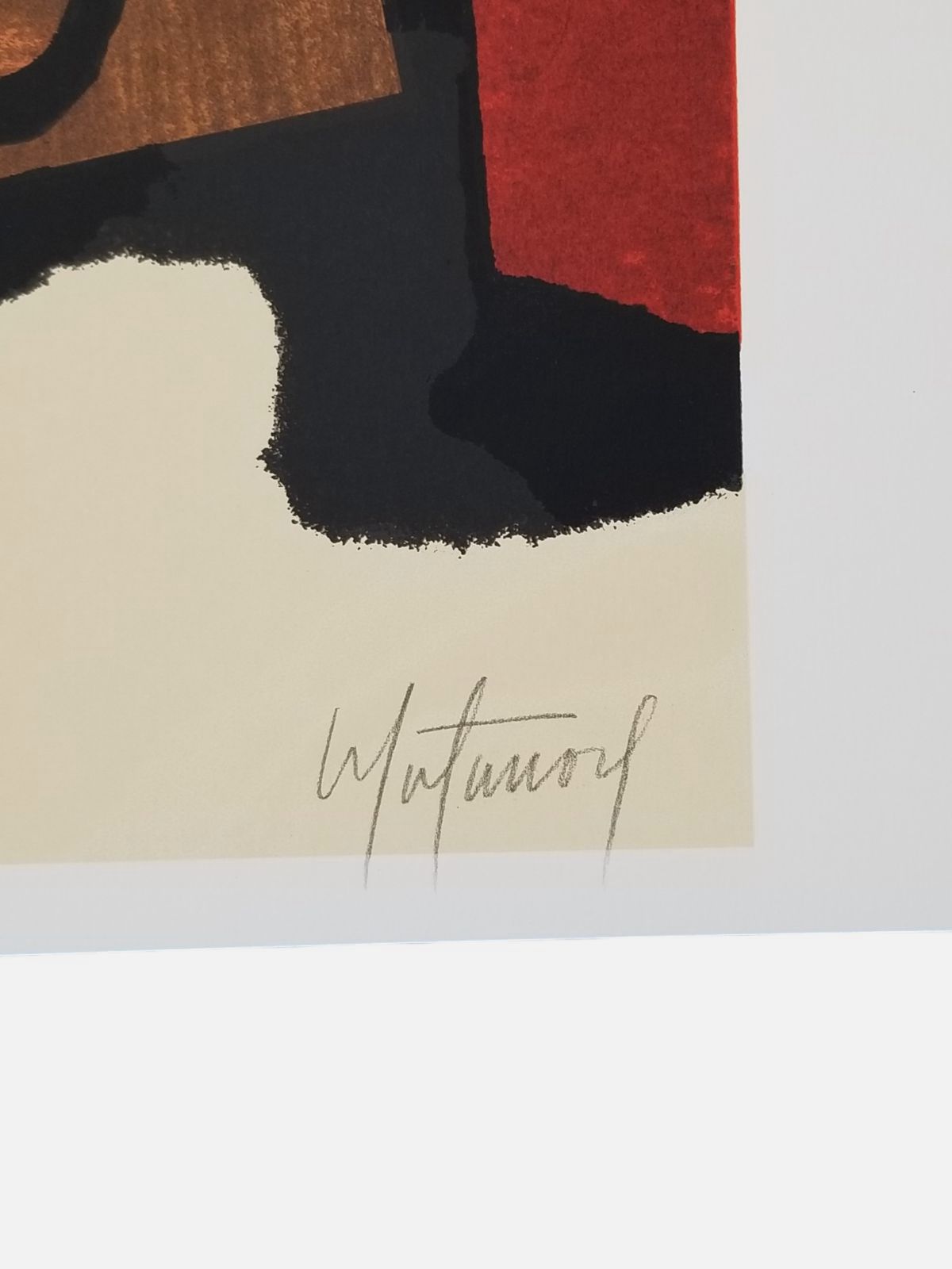 Osvaldo Matamoros "S/T II" 2004 Limited Signed Fine Wall Art Print