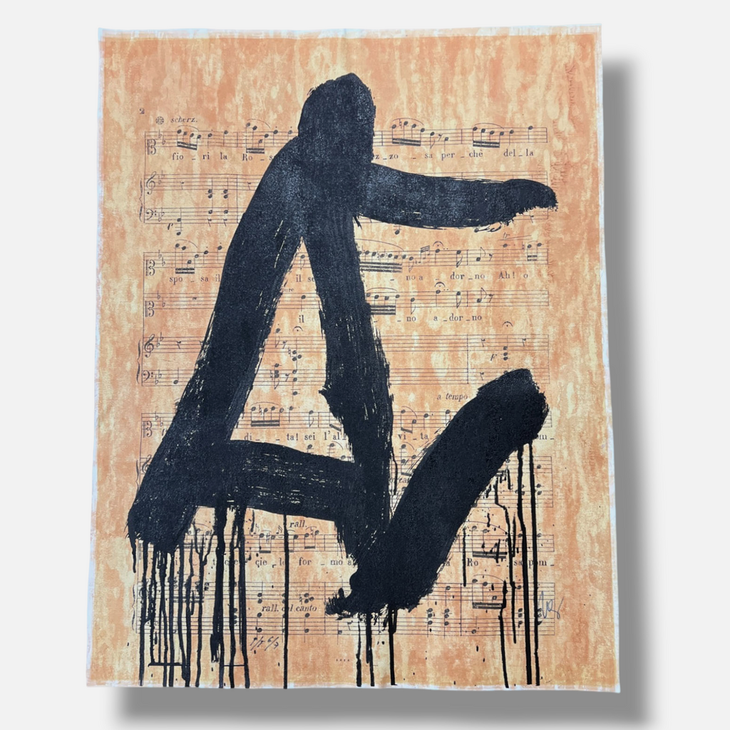 Aramis Ney "Recuerdo I" P.T. Signed Limited Wall Art