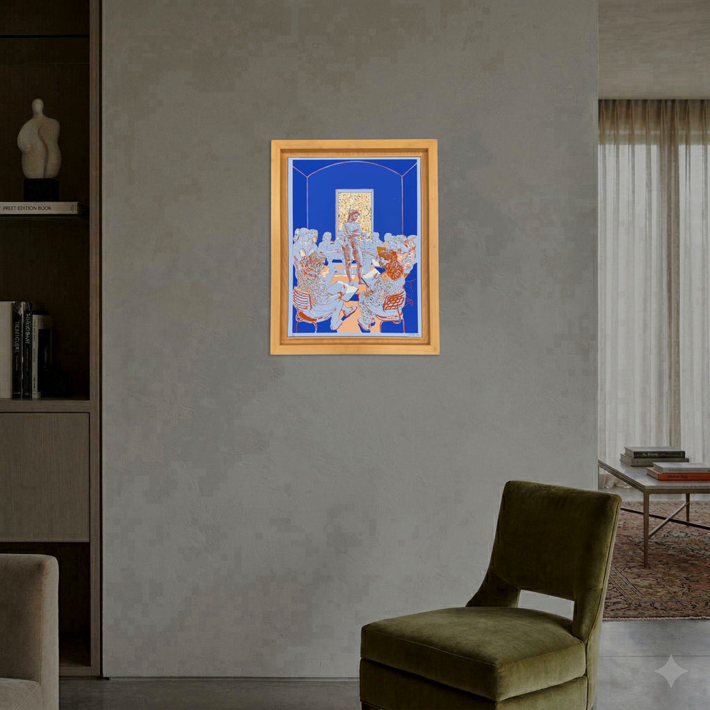 Francesc Artigau Seguí "Aula De Dibujo" 1999 Limited Signed Framed Fine Wall Art