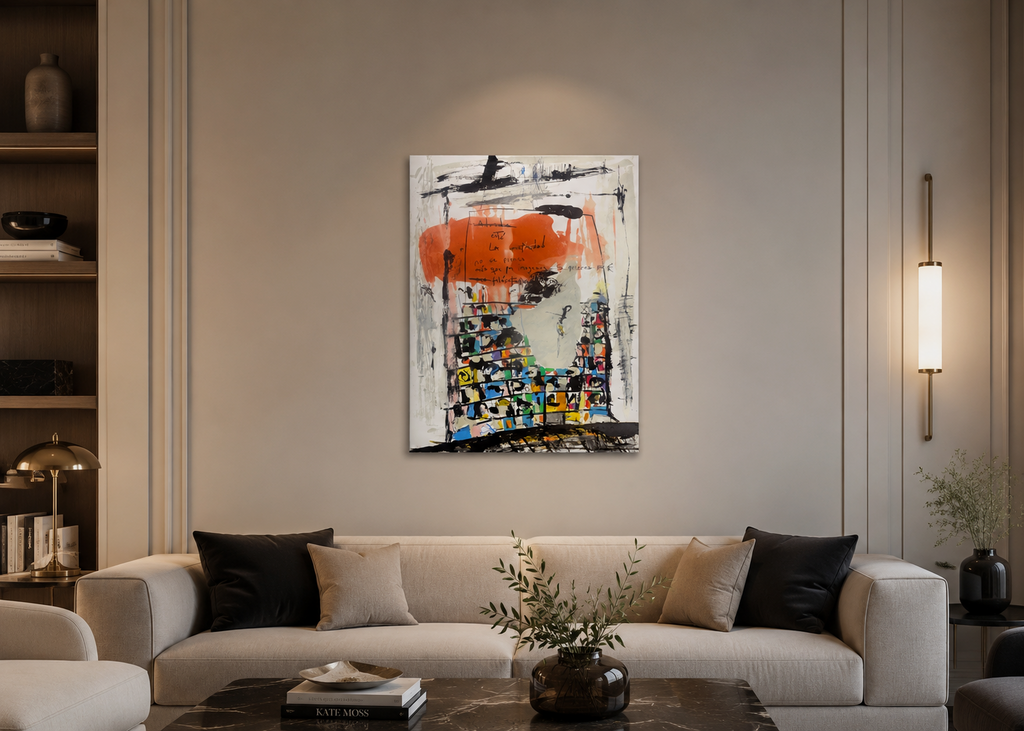 Abraham Gustin "Cuarto de Cristal" Limited Signed Unframed Wall Art 70L X 50W cm