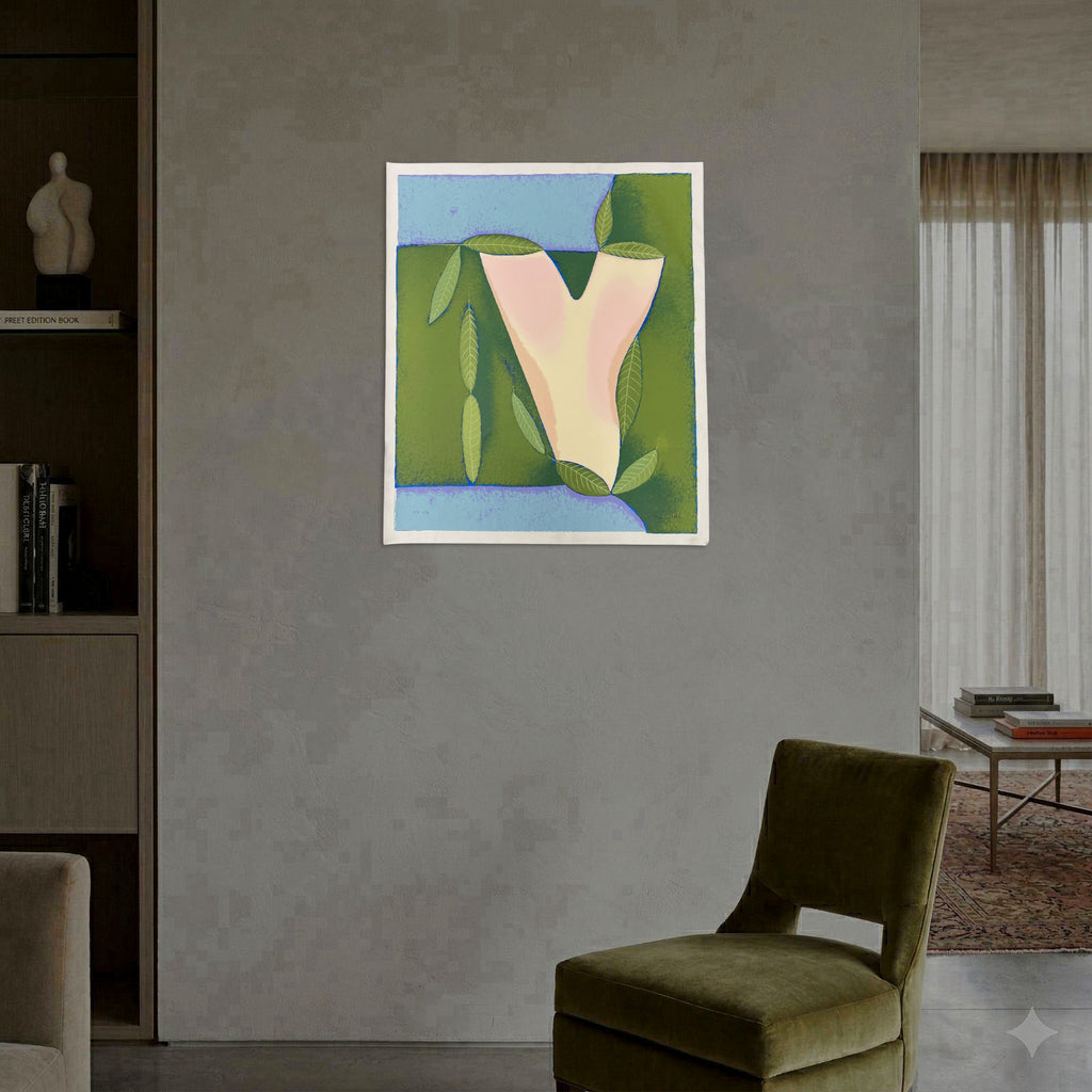 Nélida López Martínez "Las Hojas y La Y" H.C. Limited Signed Wall Art