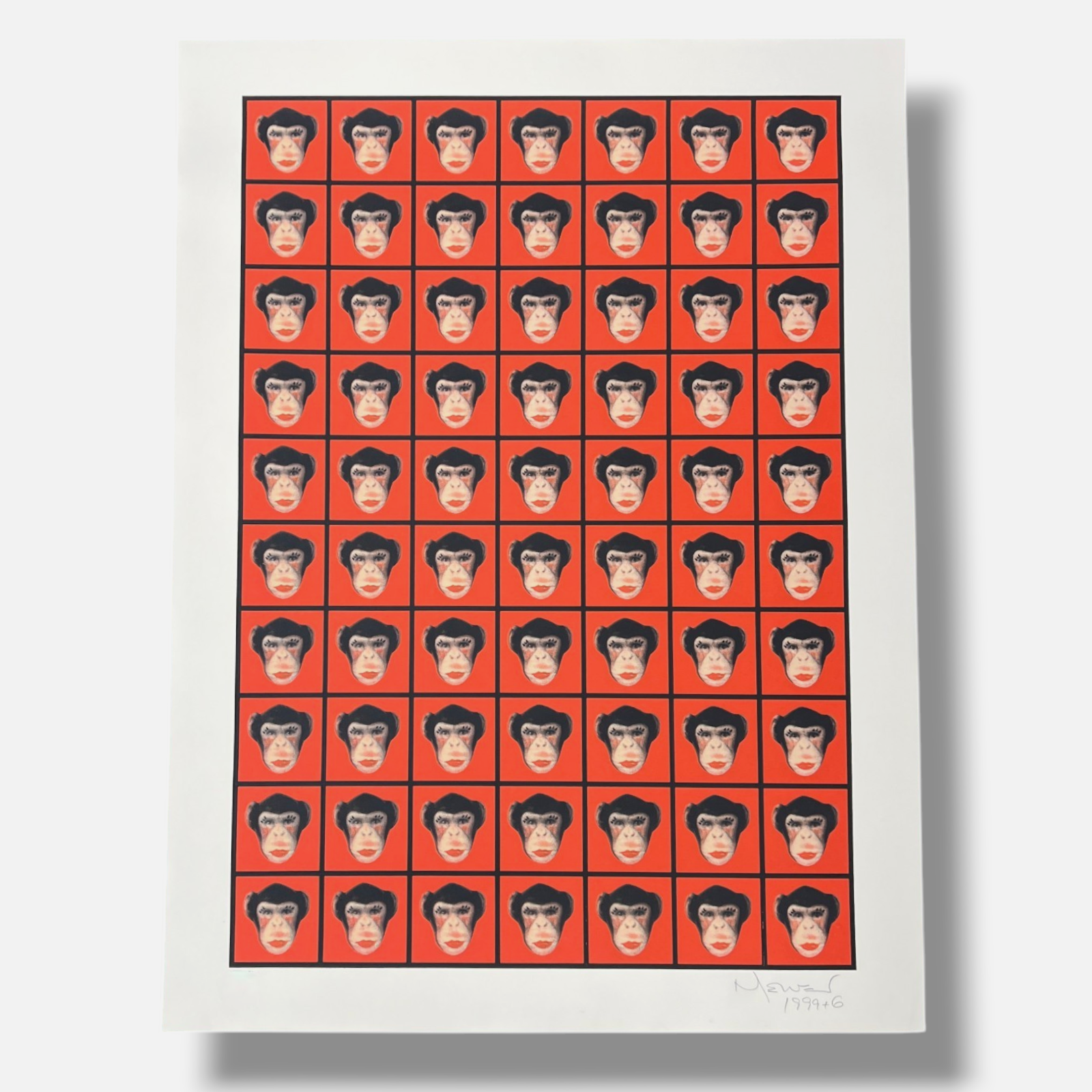 Nelson Leirner "Planeta dos Macacos" 2005, Fine Wall Art Print | 80 x 60 cm