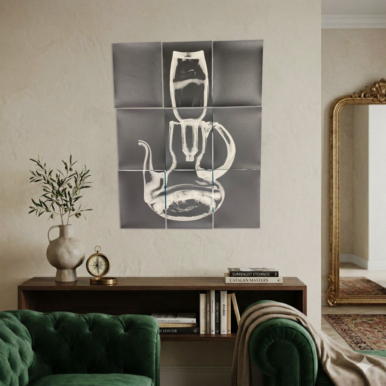 Sylvie Bussières "Sèrie Inutiles de Cristal" Foto No.1 Photogram Mural Wall Art