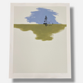 Alexandra Paperno "Landscape with a Tent" P.T. 2005 Limited Signed Fine Wall Art