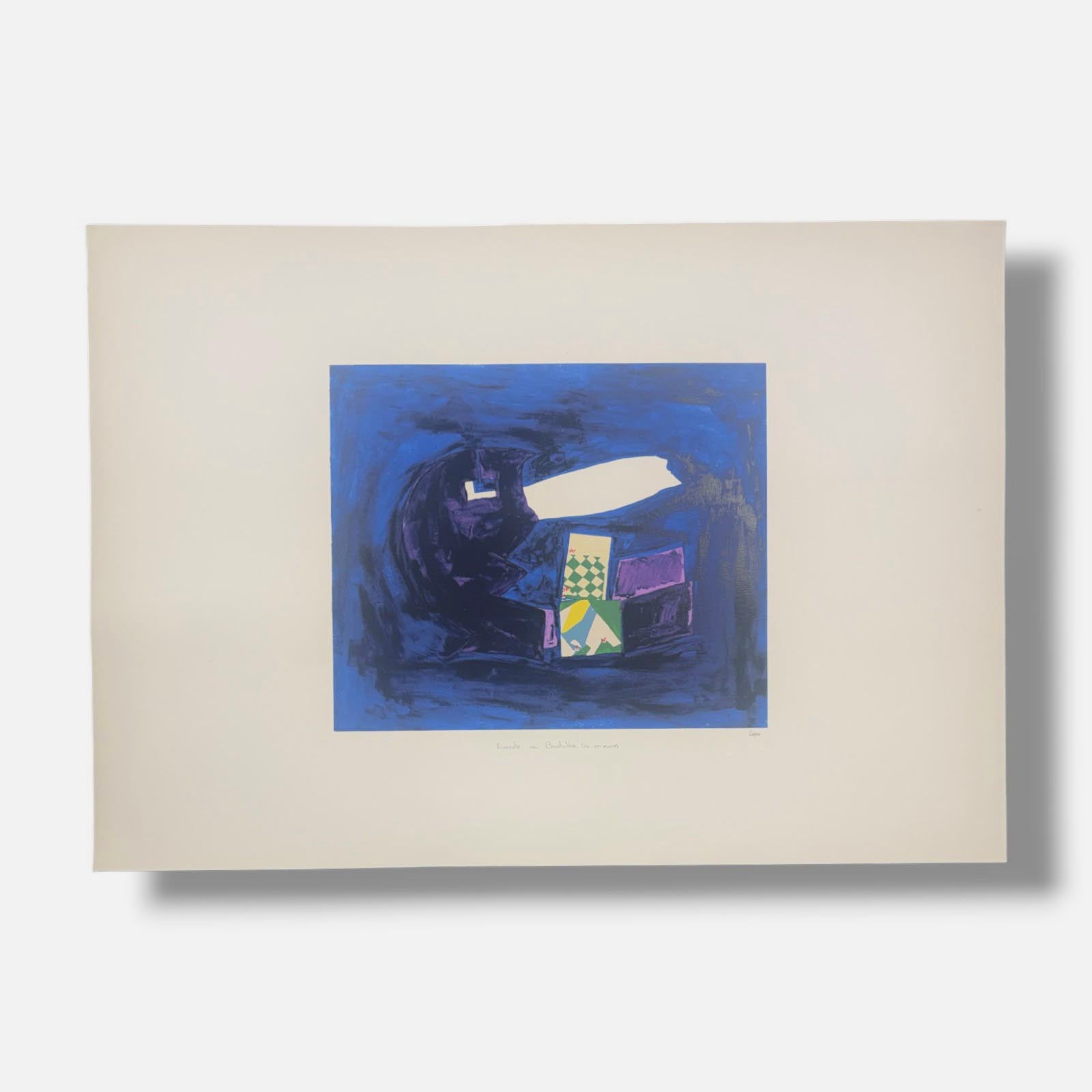 Álvaro Lapa "Os Mouros" 2005 Limited Signed Unframed Fine Wall Art 70L x 100W cm