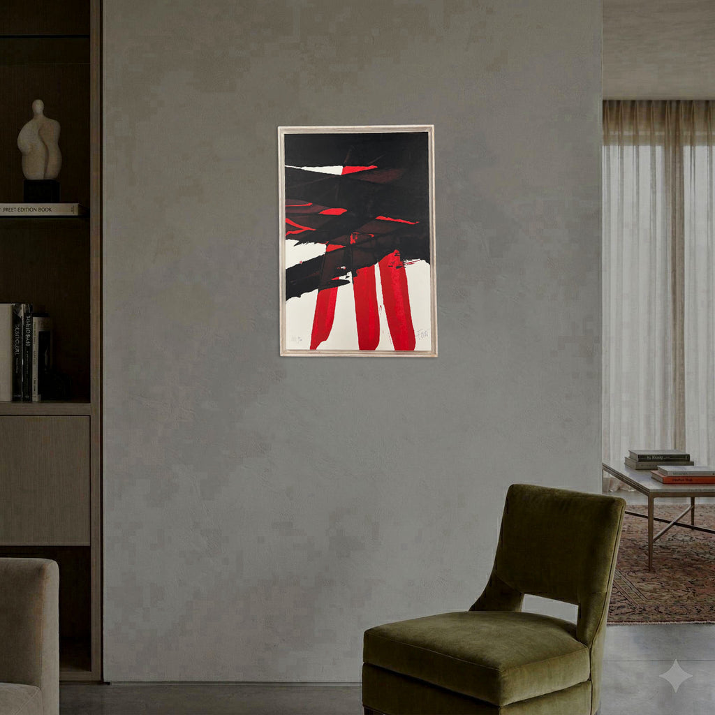 Luis Feito López "Noviembre I" 1998 Limited Signed Fine Wall Art