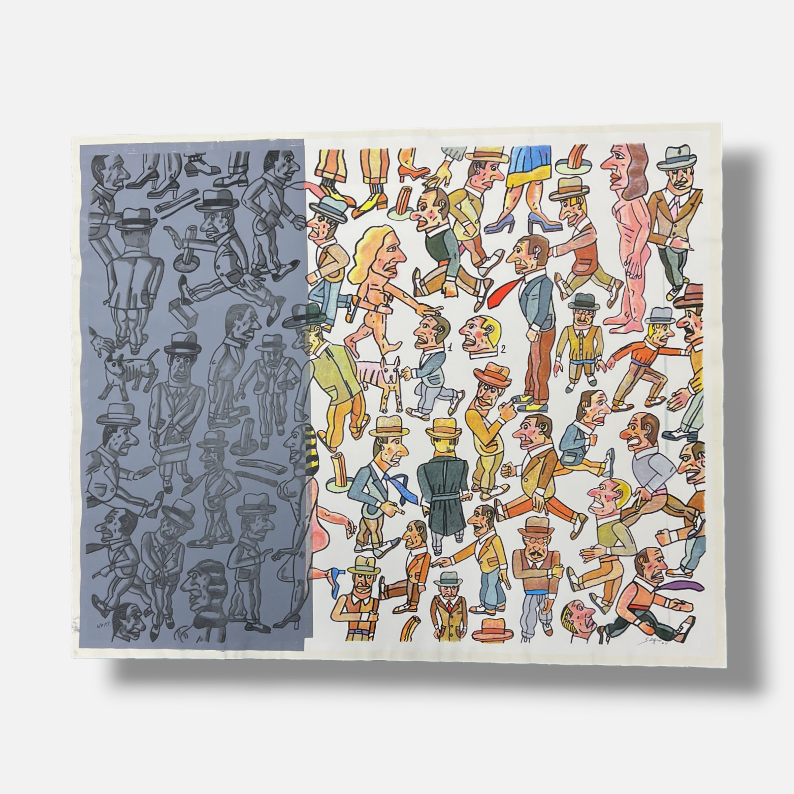Antonio Seguí "¡Para Recortar y Amar!" 2004 P.T. Limited Signed Fine Wall Art