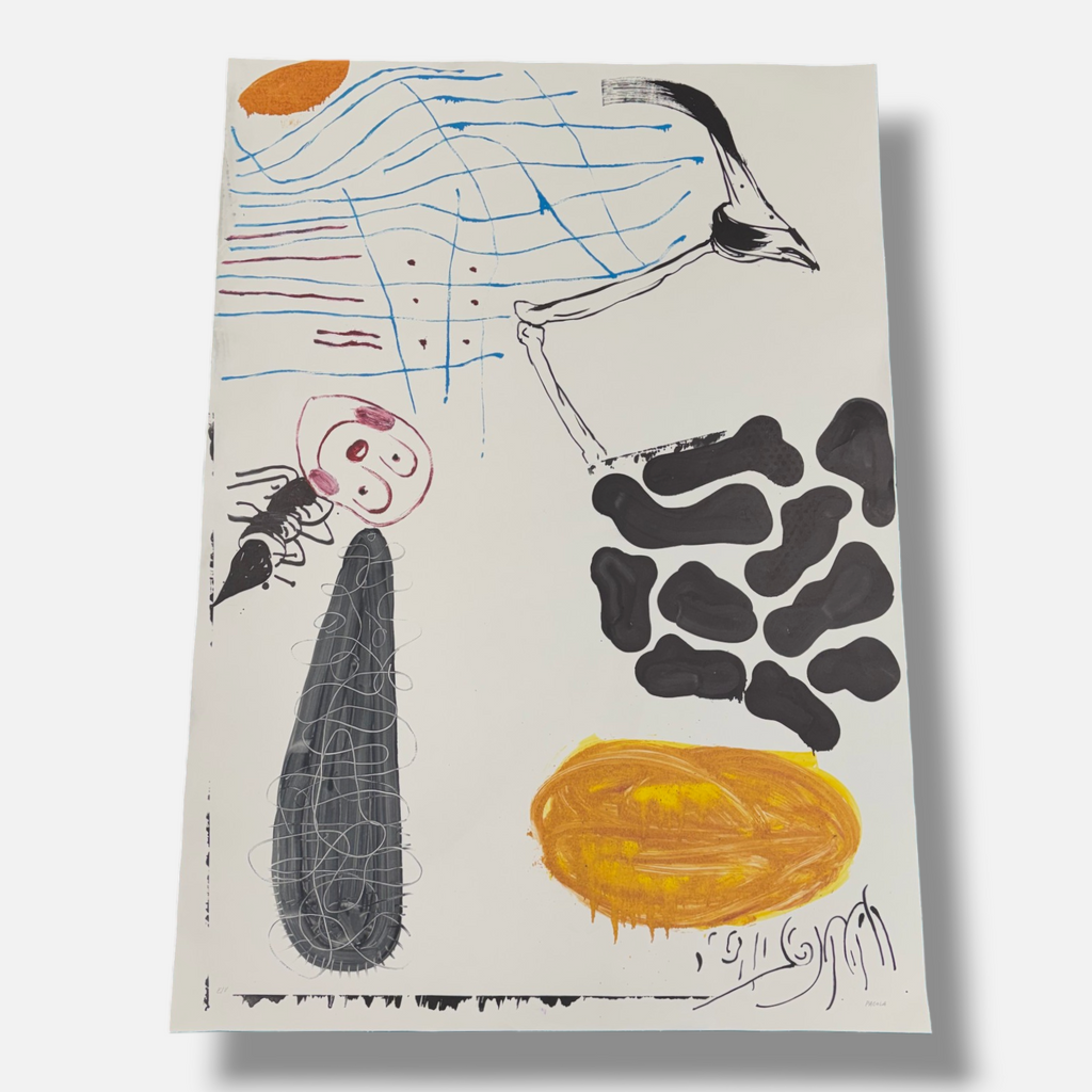 Javier Pagola "Pajaro" E.U. 2004, Limited Signed Fine Wall Art Print