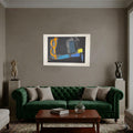 Joaquín Capa Eiriz "Yellow Over Dark" Limited Signed Fine Wall Art Print