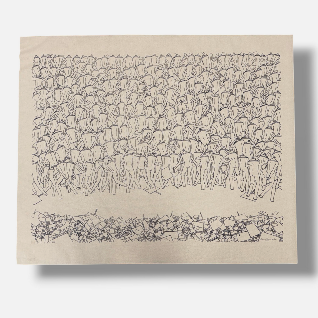 René Francisco "La Renuncia" 2004 P.T. Limited Signed Wall Art Print 100L x 81W
