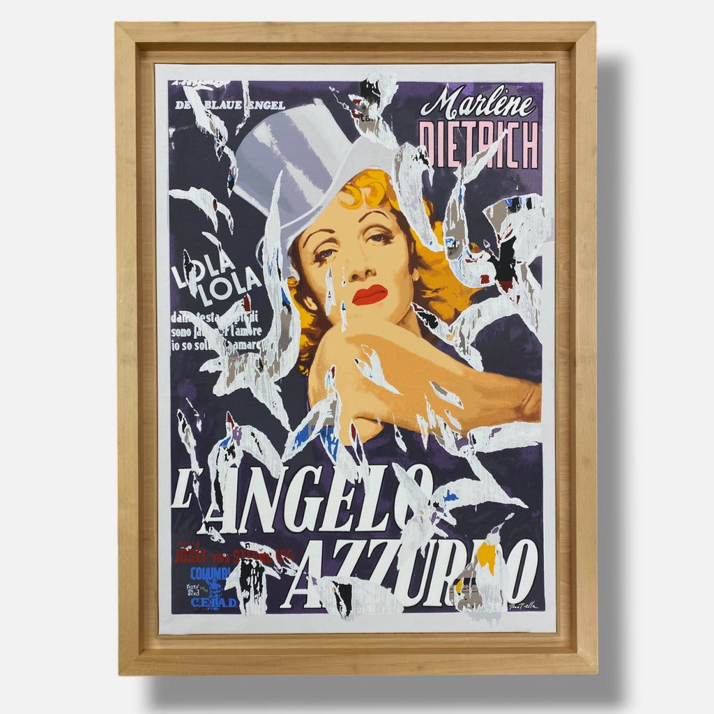 Mimmo Rotella "Lola Lola" 2002 Limited Signed Fine Wall Art | 106 x 76 cm