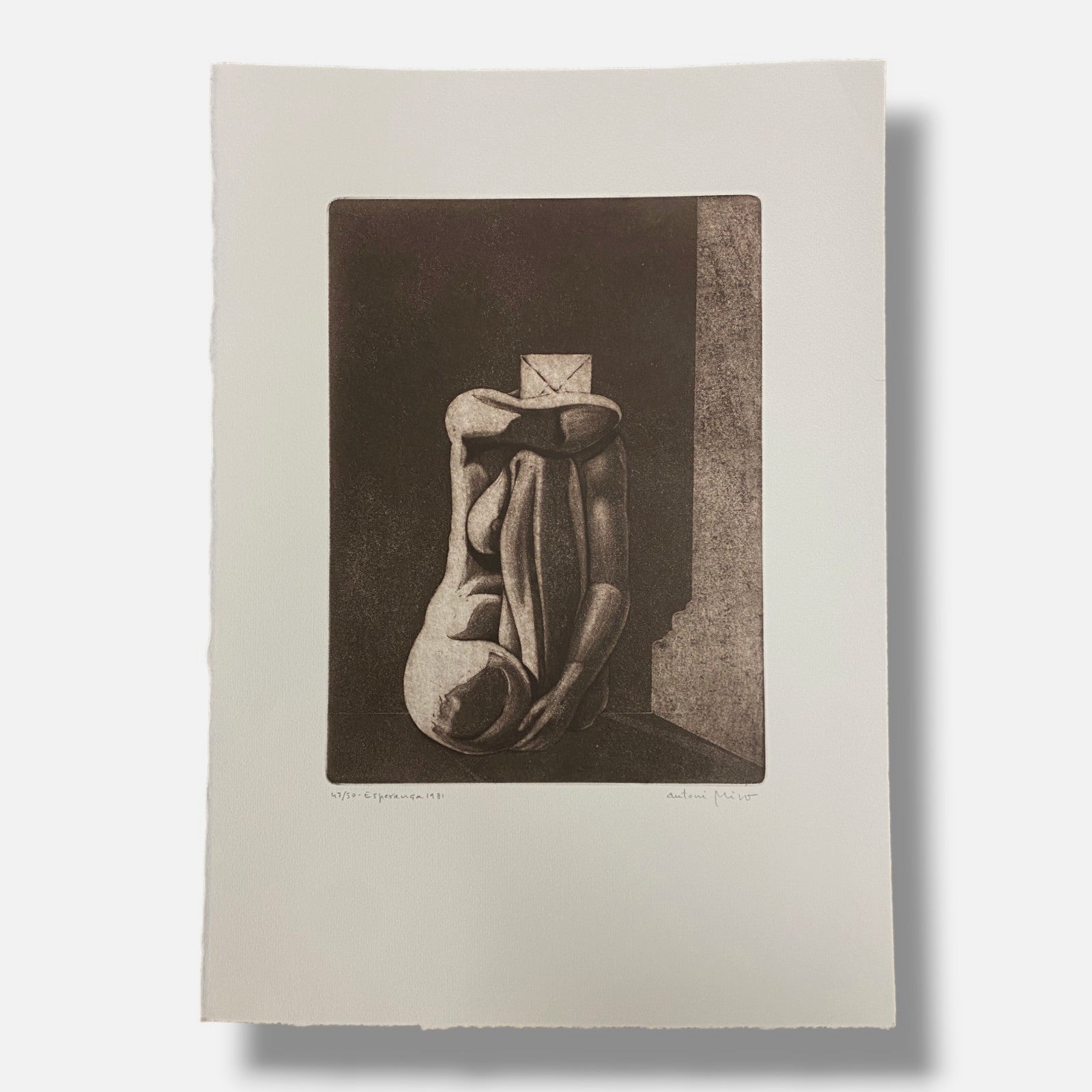 Antoni Miró Bravo "Esperança" Fine Wall Art | 15 x 21"