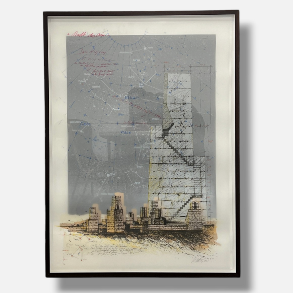 Hannsjörg Voth "Stadt Des Orion III" 2004, Limited Signed Wall Art