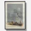 Hannsjörg Voth "Stadt Des Orion III" 2004, Limited Signed Wall Art