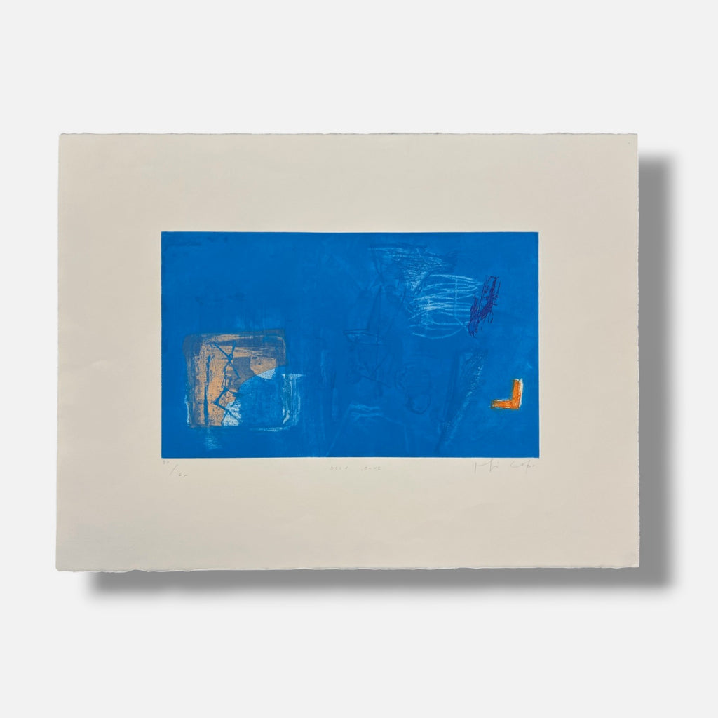 Joaquín Capa Eiriz "Deep Blue" /65 Limited Signed Unframed Fine Wall Art 56Lx76W