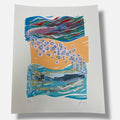 Pepe Herrera "Entre Dos Aguas" 1995, Fine Wall Art Print 3-Piece Set, 38 x 30 cm