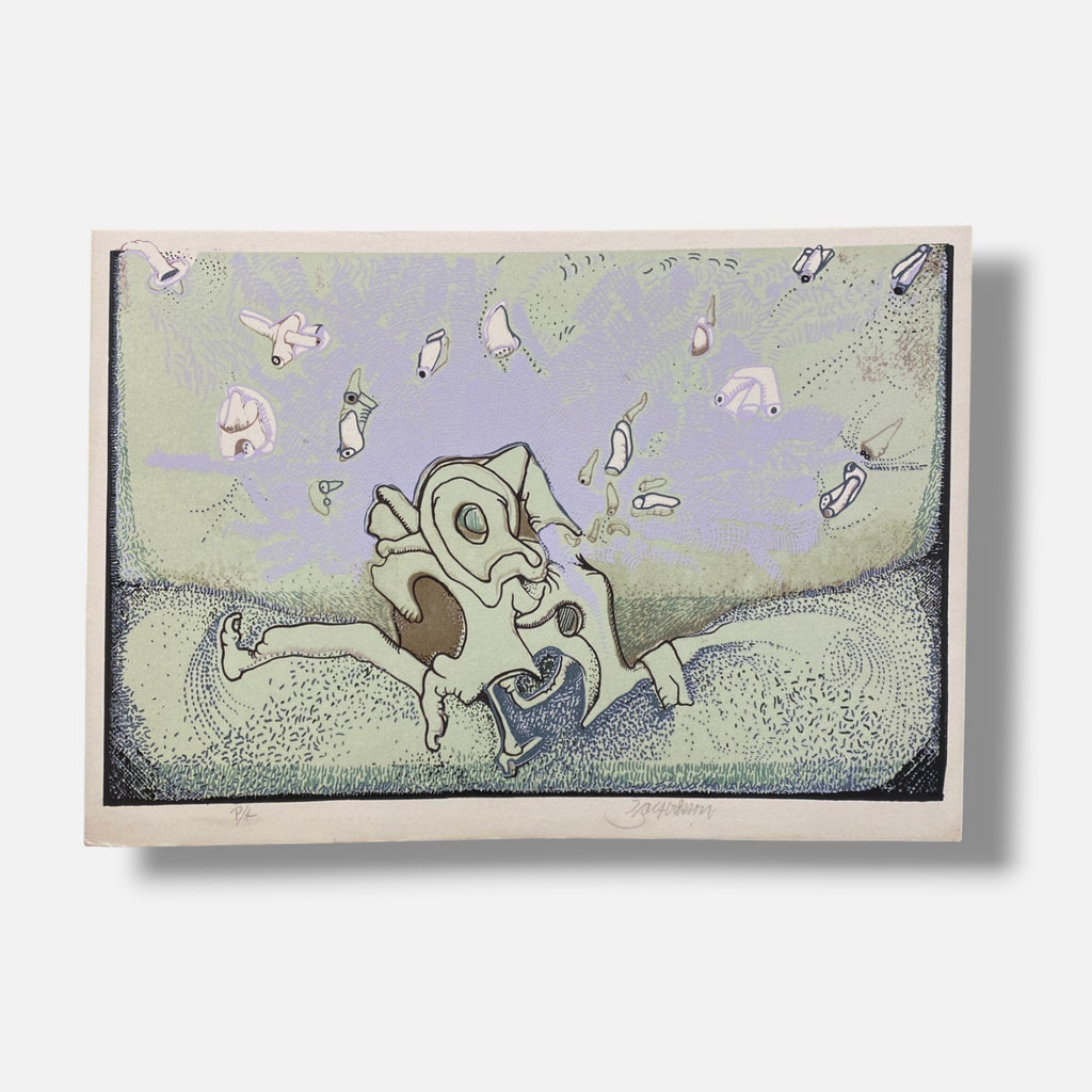 Julio Zachrisson Acebedo "Verde Agua" P.A., Fine Art Print | 35 x 25 cm