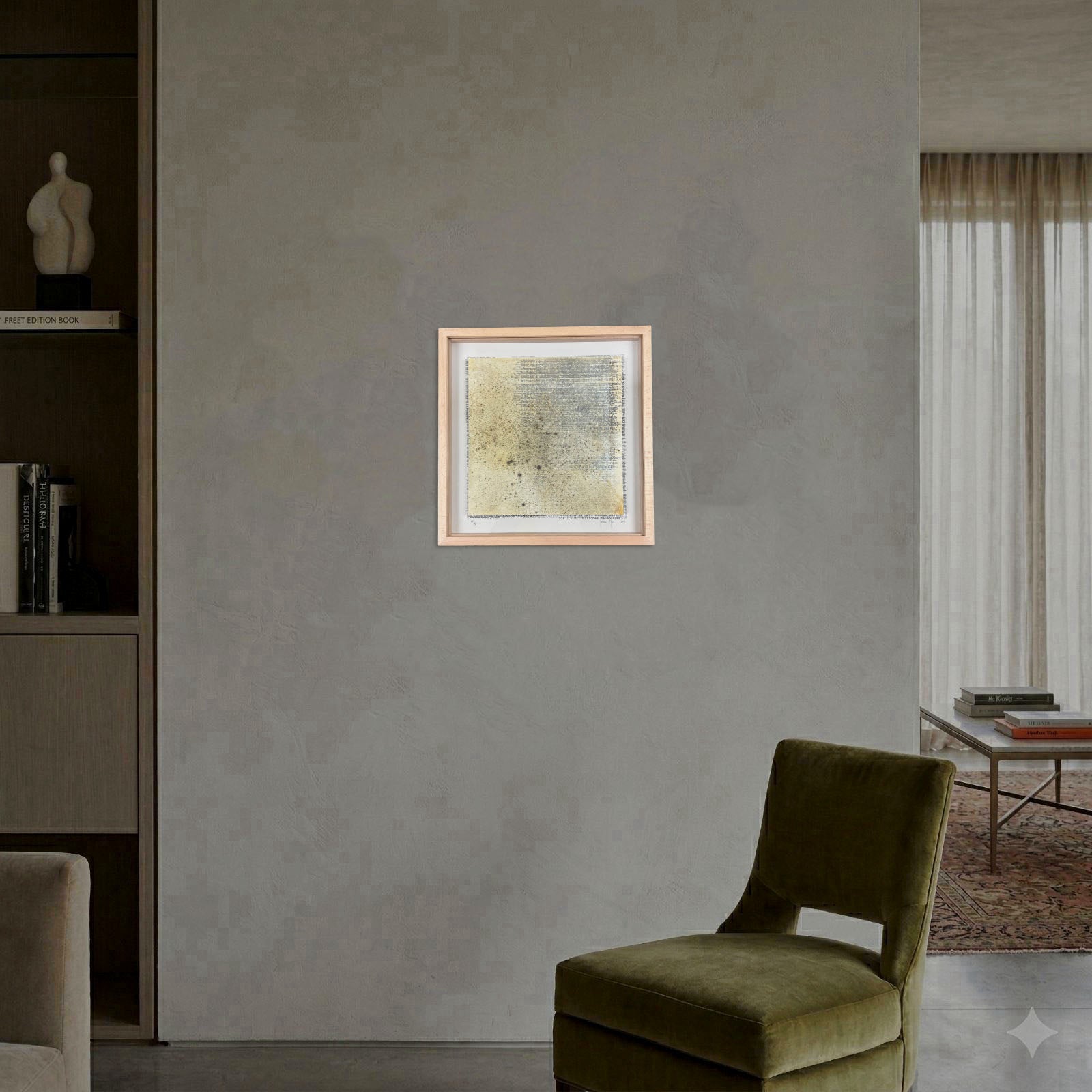 Saskia Moro "Entre Palabras, Silencio, America" Framed Fine Wall Art | 52 x 52
