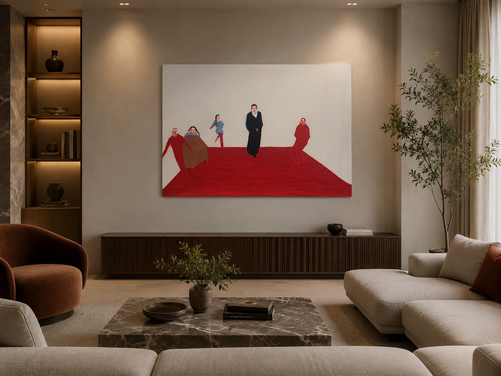 Ignacio Gumucio "La Oficina" 2006 P.T. Signed Limited Fine Wall Art | 70Lx100Wcm