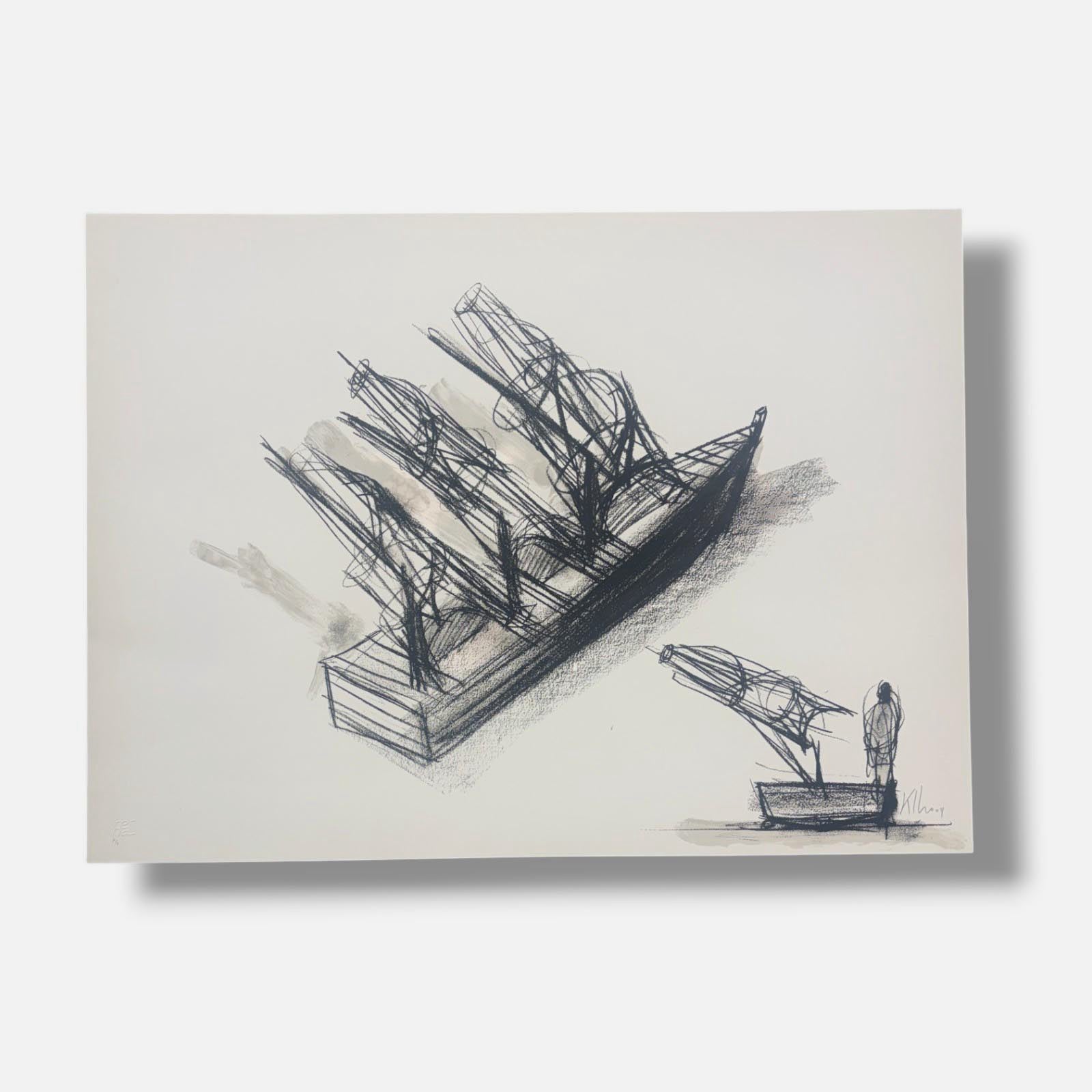 KCHO "Sin Titulo" 2004 Limited Signed Unframed Fine Wall Art Print, 50L x 70W cm