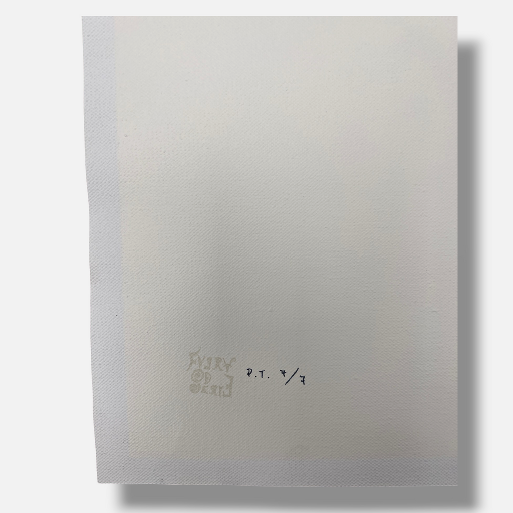 Luis Arias Vera "Silencio Integrado" P.T. 2003 Limited Signed Wall Art