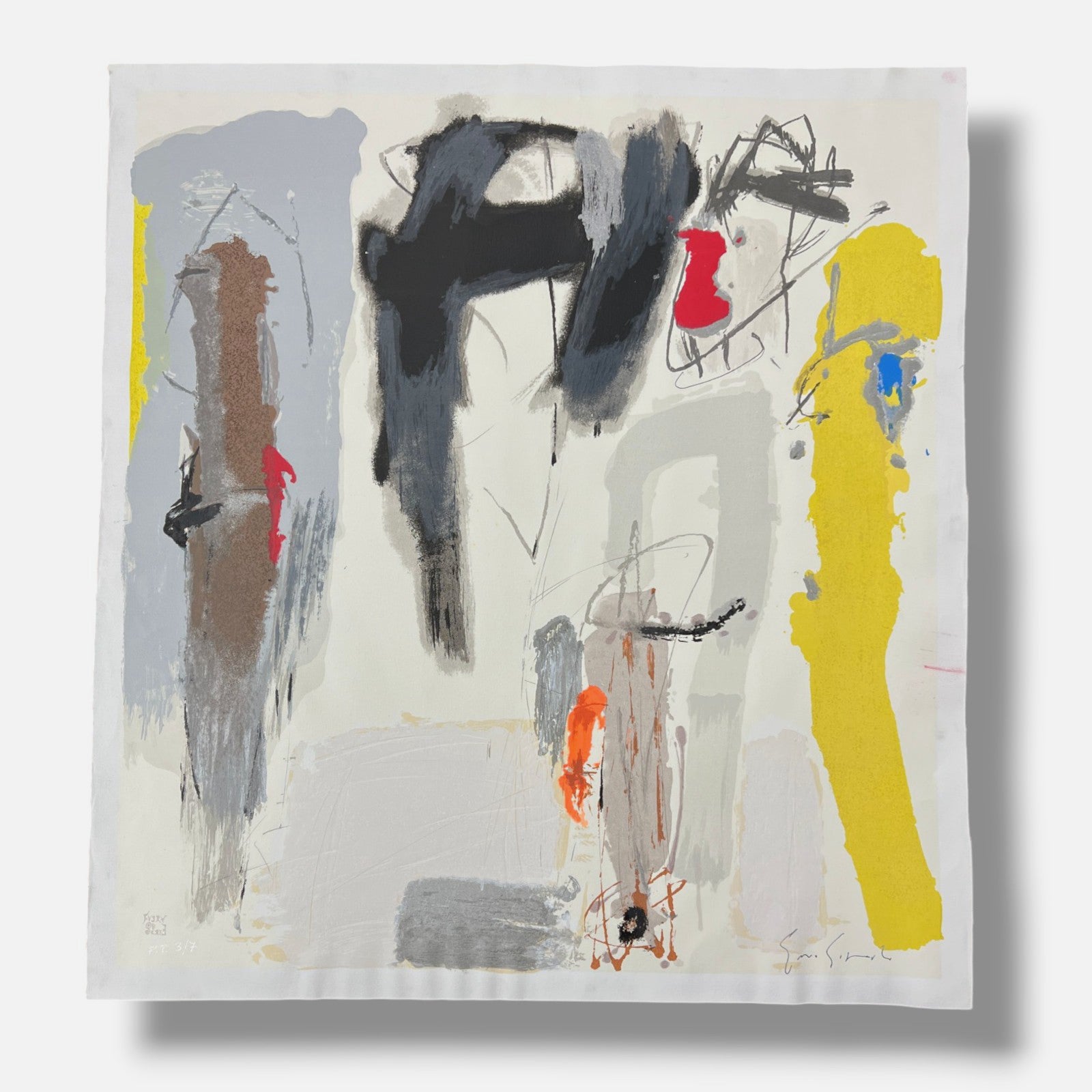 Enzo Esposito "Sin Titulo" P.T. 2002 Limited Signed Wall Art Print | 86 x 76 cm