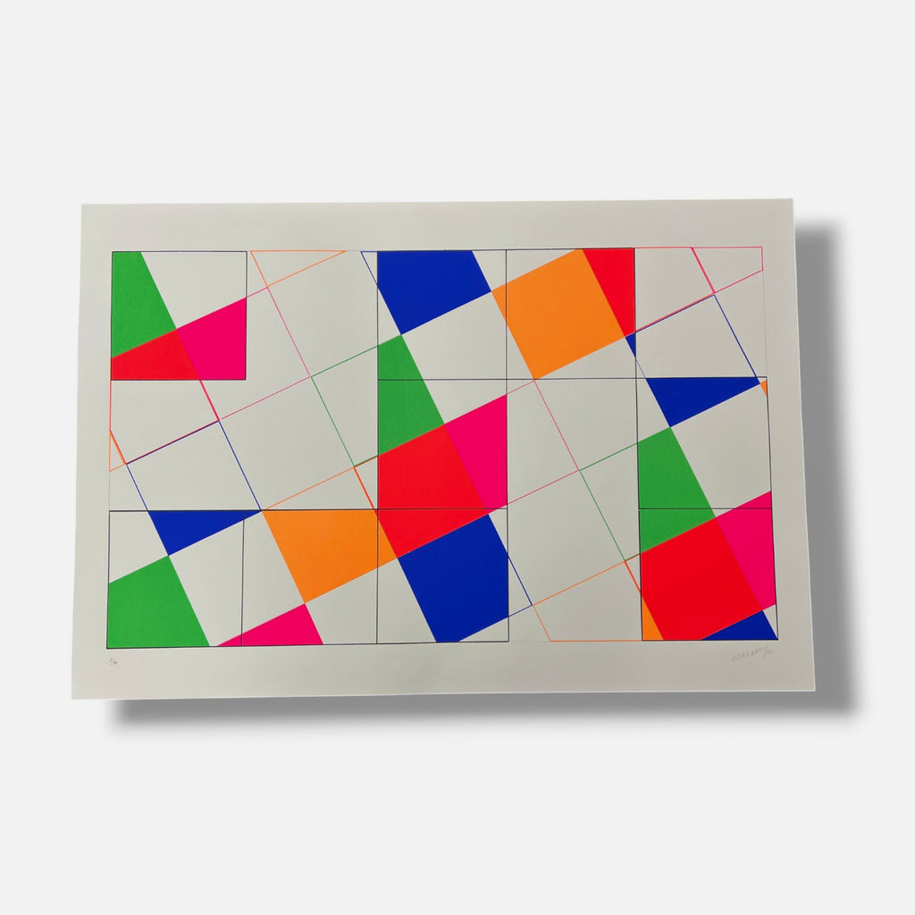 Waldo Díaz-Balart "10 Modulos, Siete Por Ocho, 1..." Limited Signed Wall Art