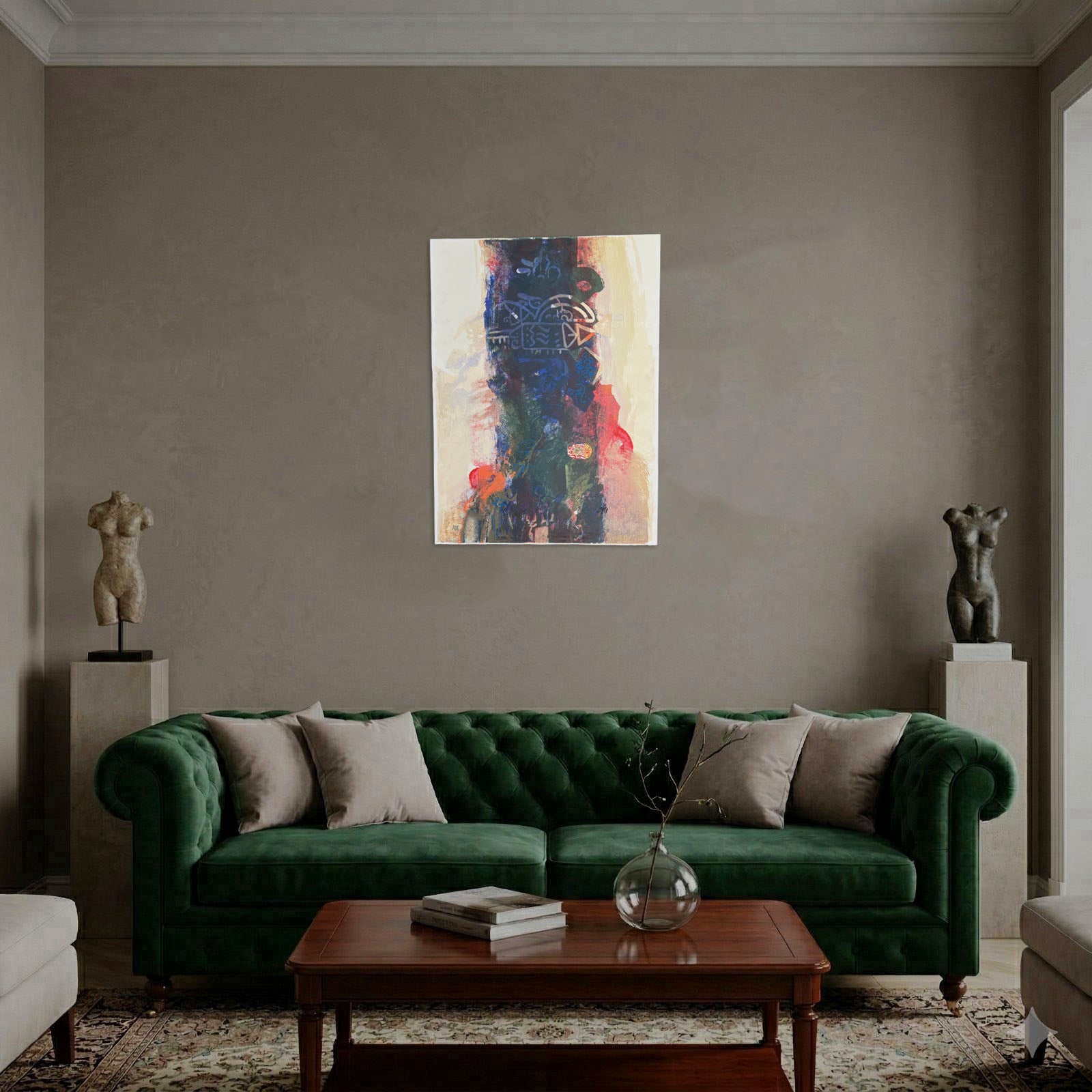 Rashid Diab "Sonidos de la Primavera" P.T. 1998 Signed Limited Wall Art Print