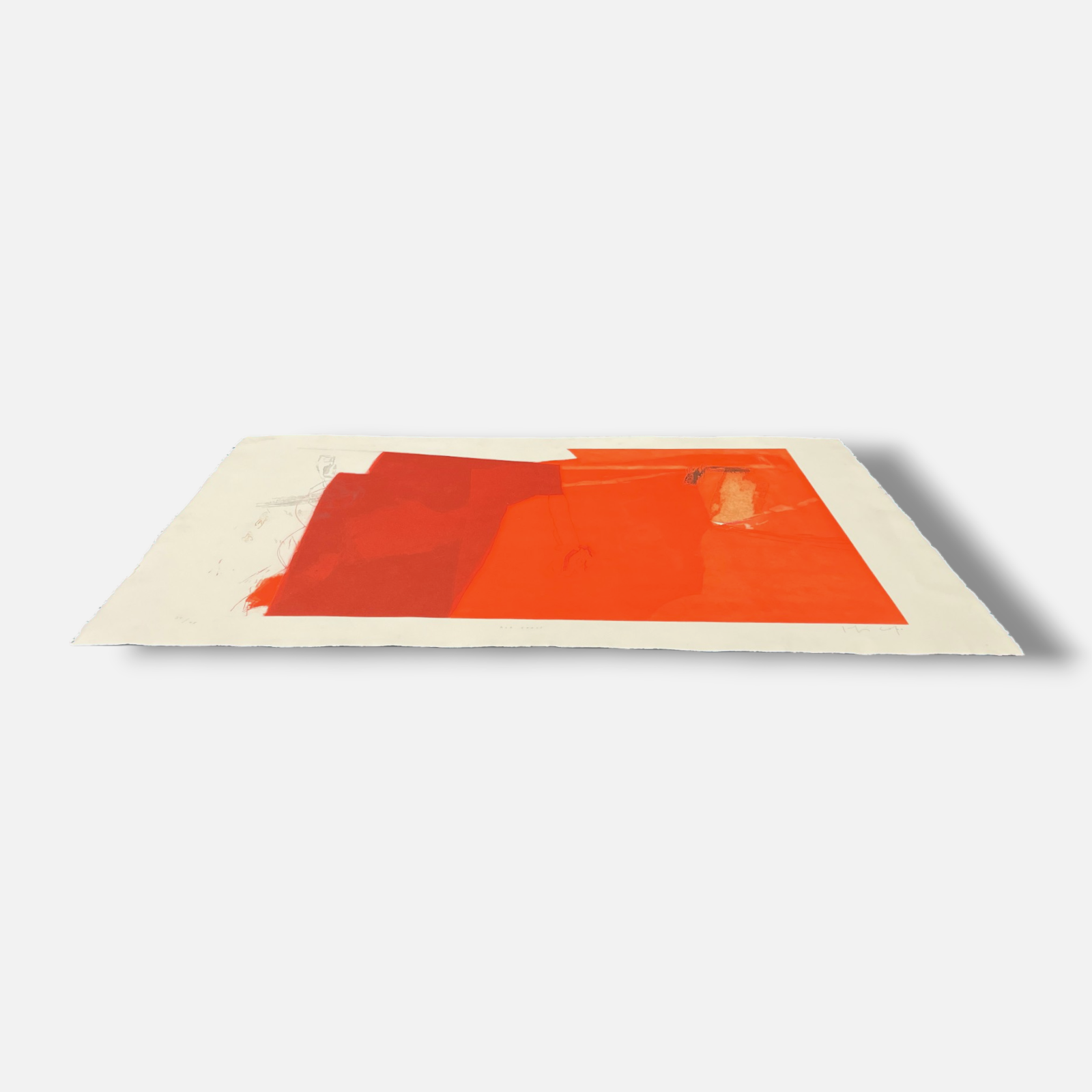 Joaquín Capa Eiriz "Red Space" Limited Signed Fine Wall Art Print