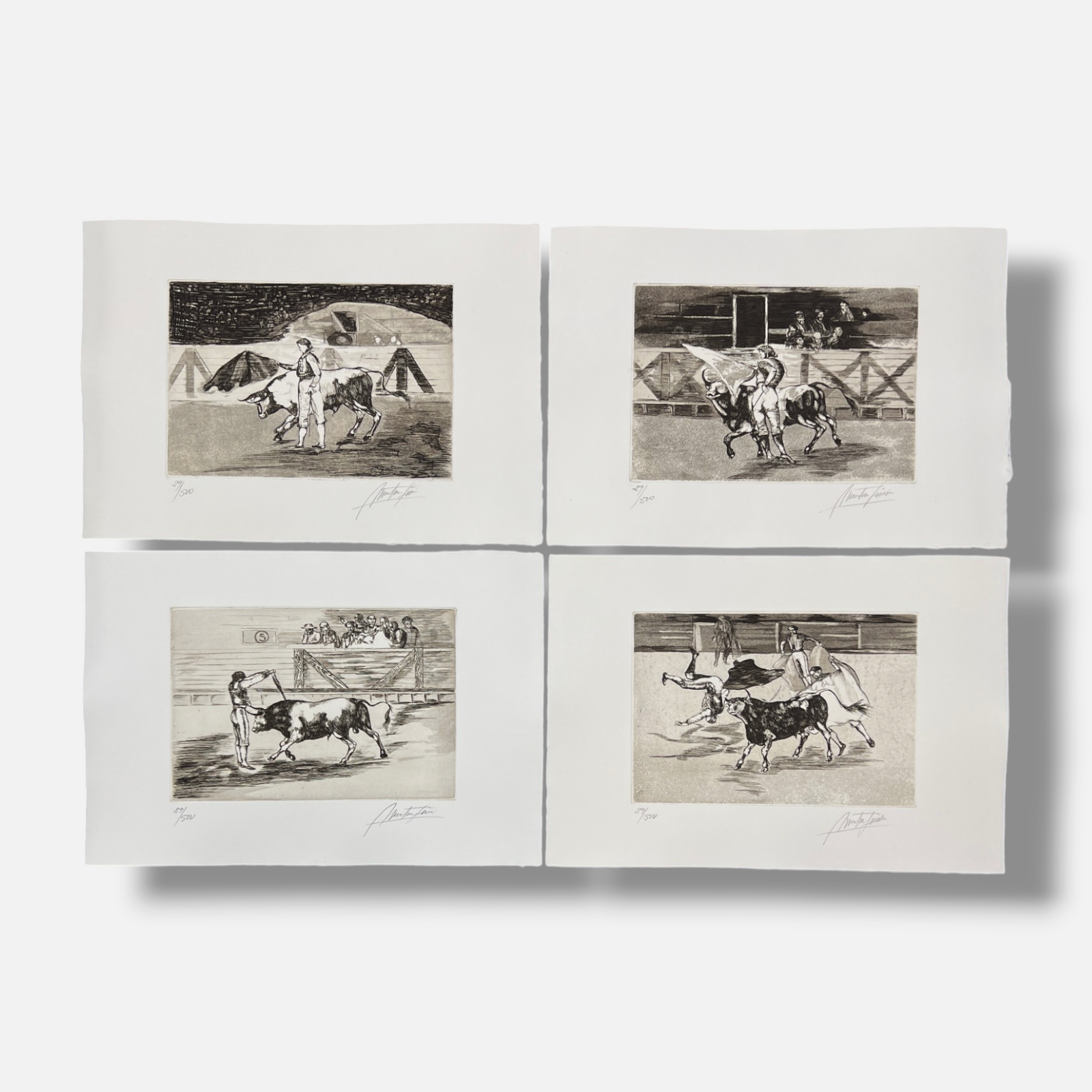 Martín Simón "Simbologias, La Tauromaquria" Limited Signed Wall Art 23-Piece Set