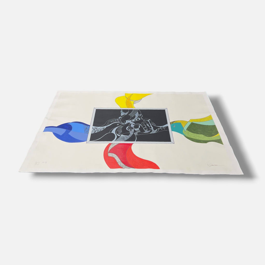 Luis Arias Vera "Silencio Interferido" P.T. Limited Signed Wall Art | 100 x 70cm
