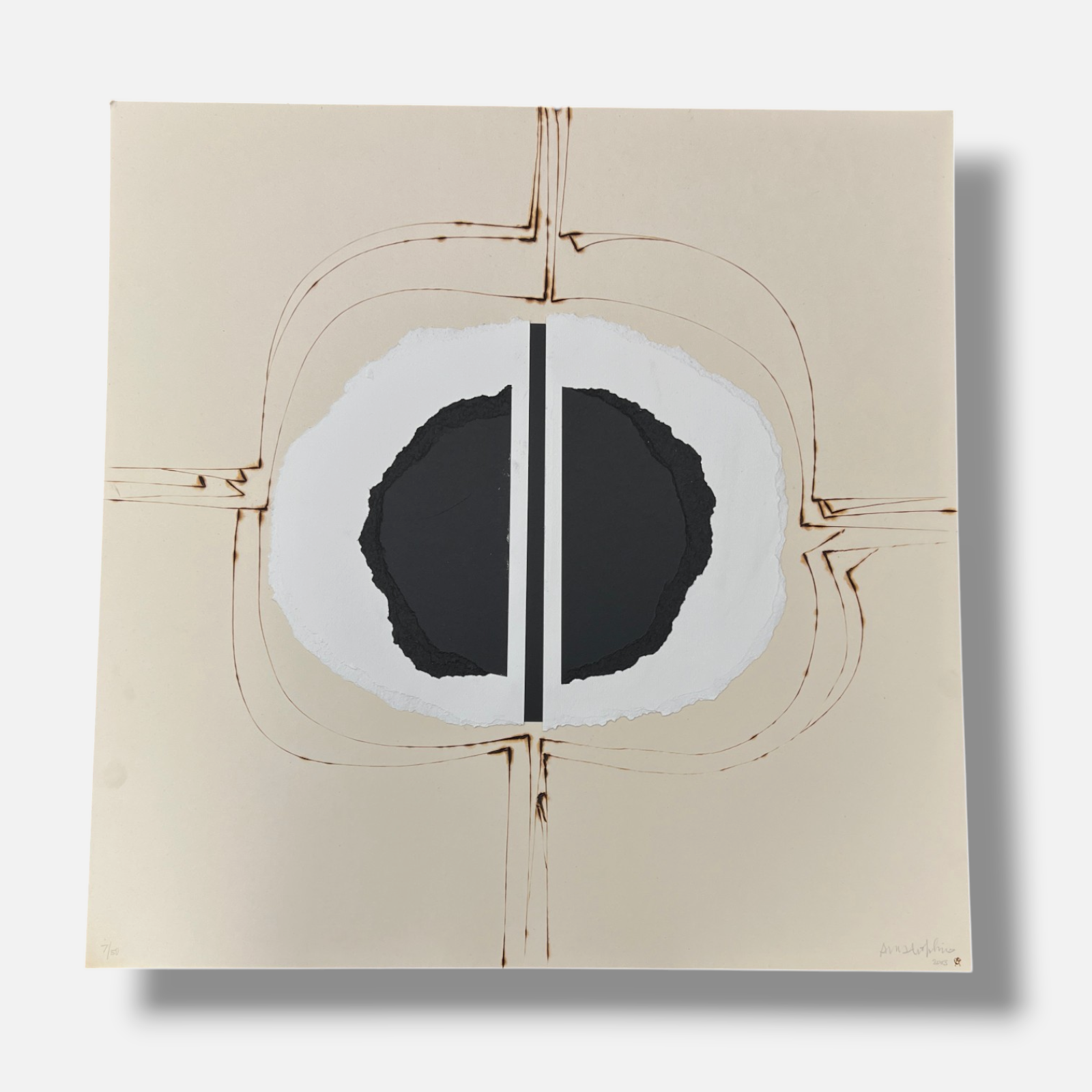 Amadeo Gabino Úbeda "Homemaje a Bach III" 2003, Fine Wall Art | 70 x 70 cm