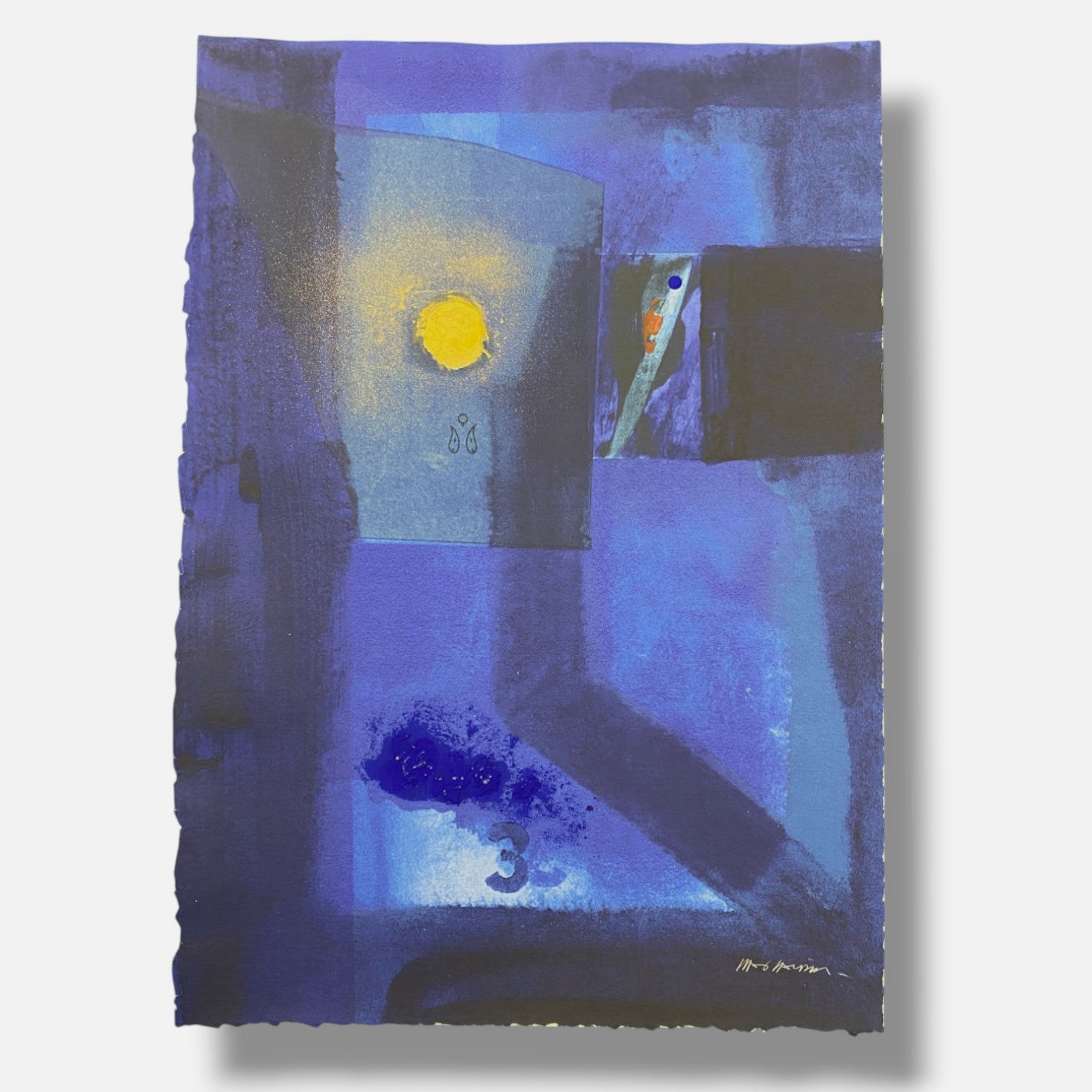 Paolo Laudisa "La Ali Nel Blu" H.C. Limited Signed Wall Art Print | 100x70 cm