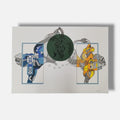 Luis Arias Vera "Silencio Y Cosmos (Verde)" 2003 Limited Signed Wall Art