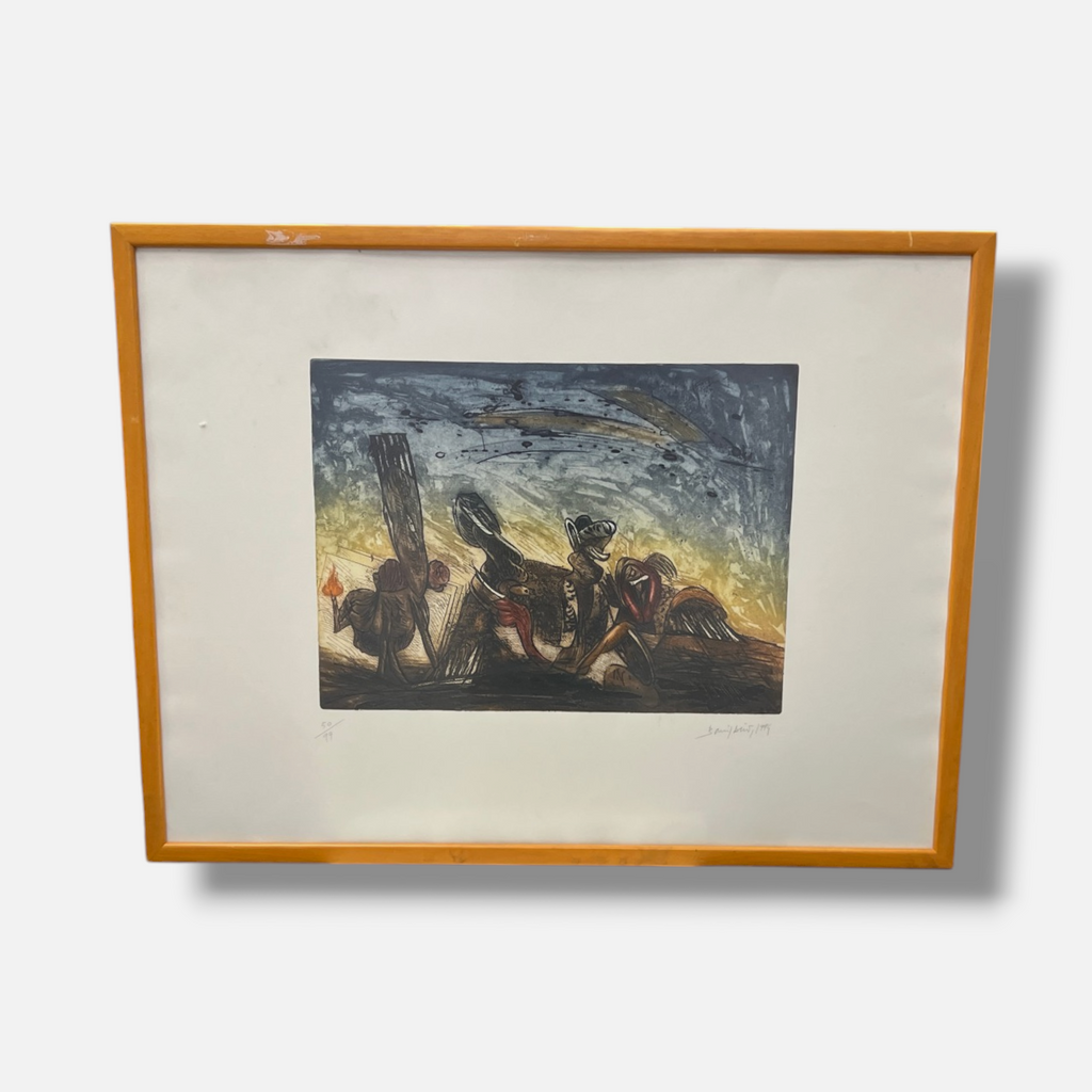 Bonifacio Alfonso "Galio Azul" 1994, Limited Signed Fine Wall Art Print