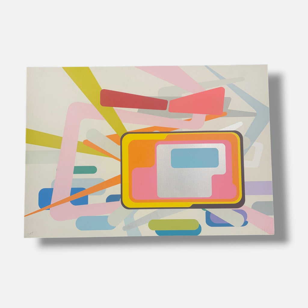 Jesús Alfonso Sicilia Sobrino "S/T Television" B.A.T. Signed Limited Wall Art