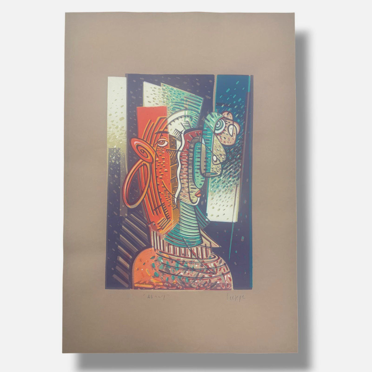 Carlos Sánchez Pérez "Alina's" 2005 /50 Limited Signed Fine Wall Art, 80Lx60W cm