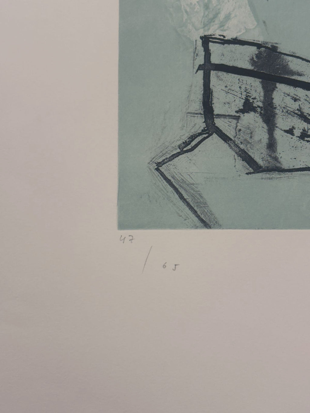 Joaquín Capa Eiriz "Light Blue" /65 Limited Signed Fine Wall Art Print 56Lx76Wcm