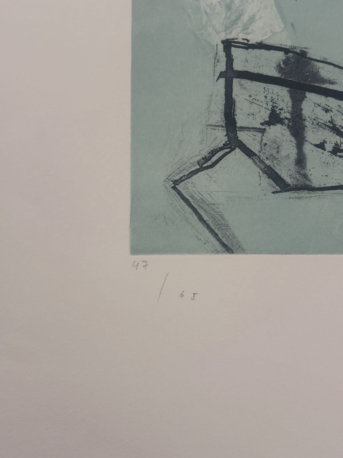 Joaquín Capa Eiriz "Light Blue" /65 Limited Signed Fine Wall Art Print 56Lx76Wcm